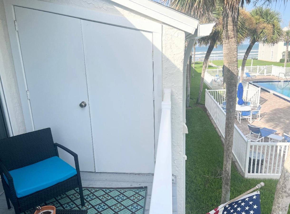 Beachside Serenity Private Balcony With Ocean View, Heated Pool, Bbq, King Bed New Smyrna Beach Exterior photo