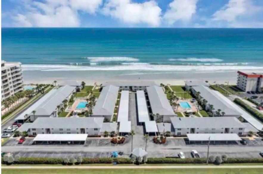 Beachside Serenity Private Balcony With Ocean View, Heated Pool, Bbq, King Bed New Smyrna Beach Exterior photo