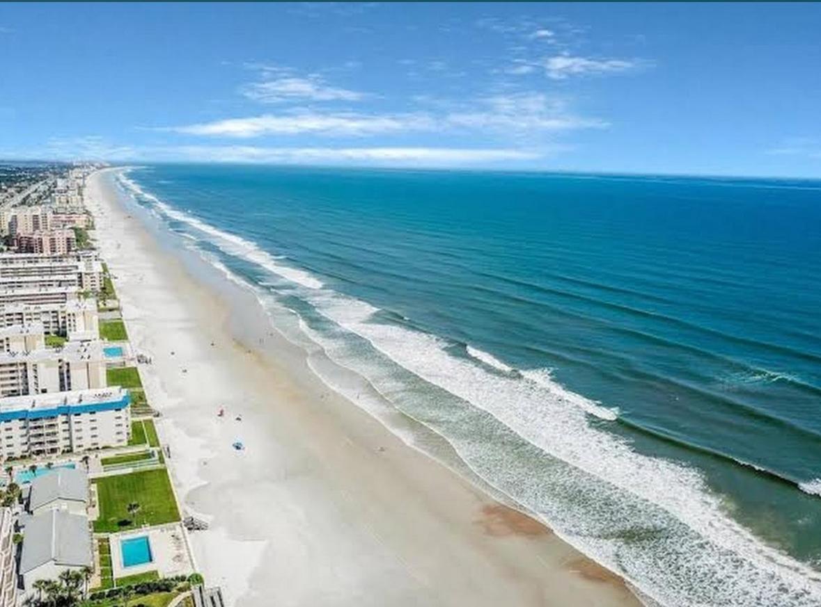 Beachside Serenity Private Balcony With Ocean View, Heated Pool, Bbq, King Bed New Smyrna Beach Exterior photo